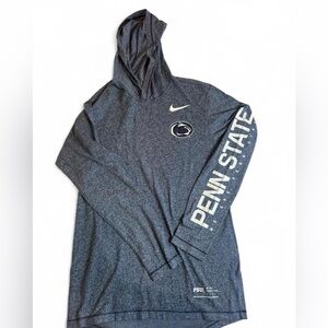 Nike Men's Dark Gray Hooded Tee